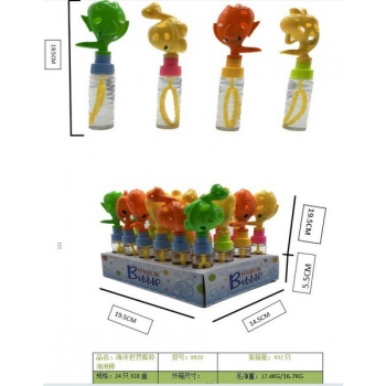 新款戏水海洋世界摇铃泡泡棒 24pcs/盒