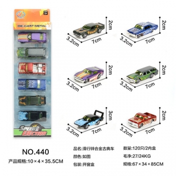 新款锌合金古典滑行车